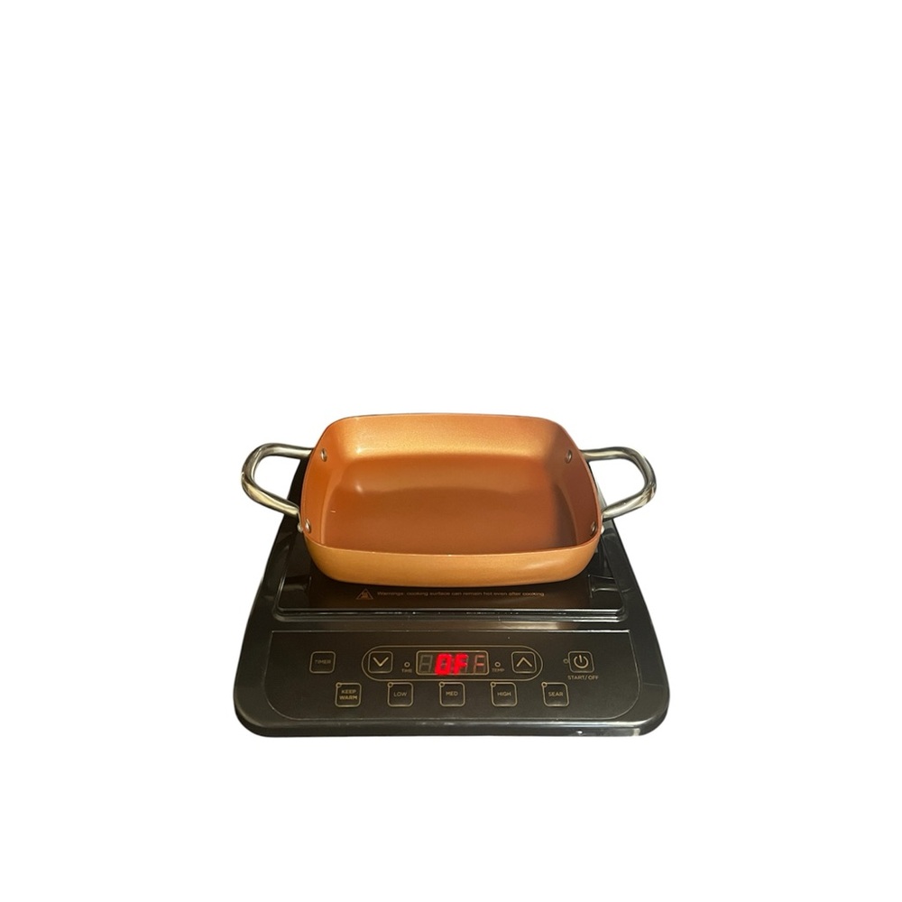 Copper Chef Cooktop Burner + Pan